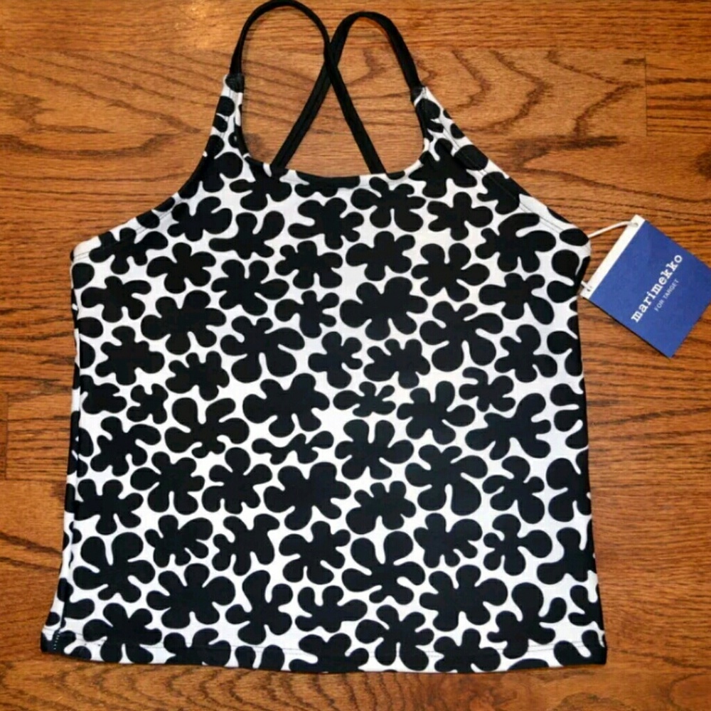 Marimekko Girls Tankini Top Size Small NWT